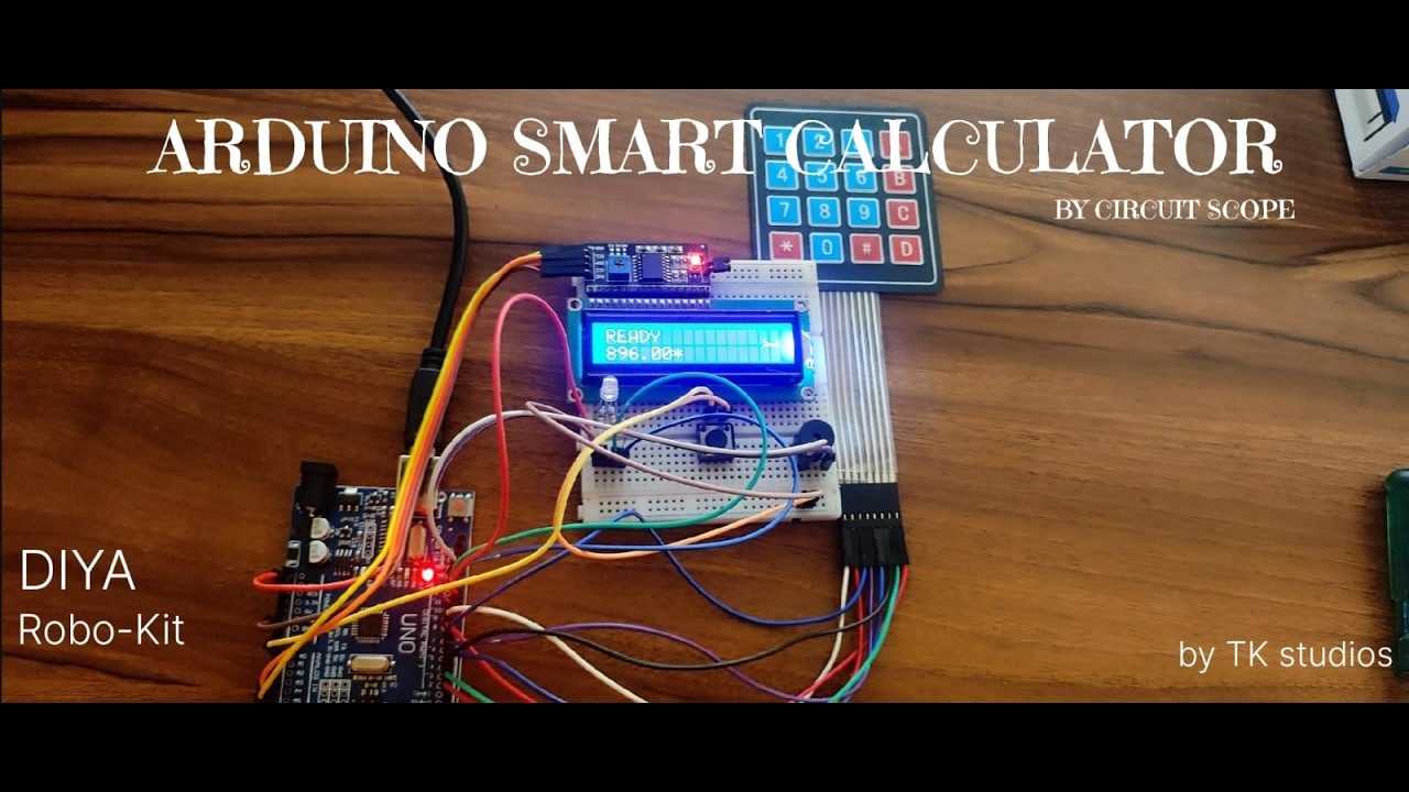 #Smart Arduino LCD Calculator #Step by Step tutorial #Circuit Scope