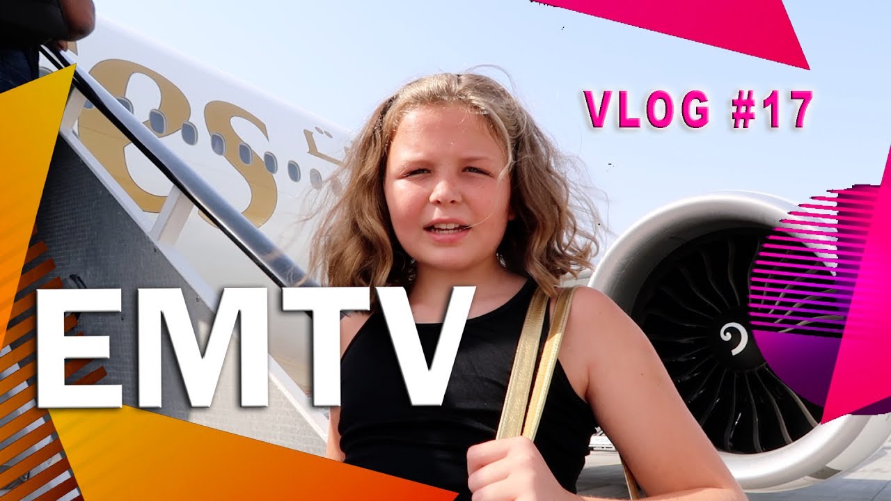 EMTV Vlog#17 - Emirates Flight from Dubai to Hamburg Germany