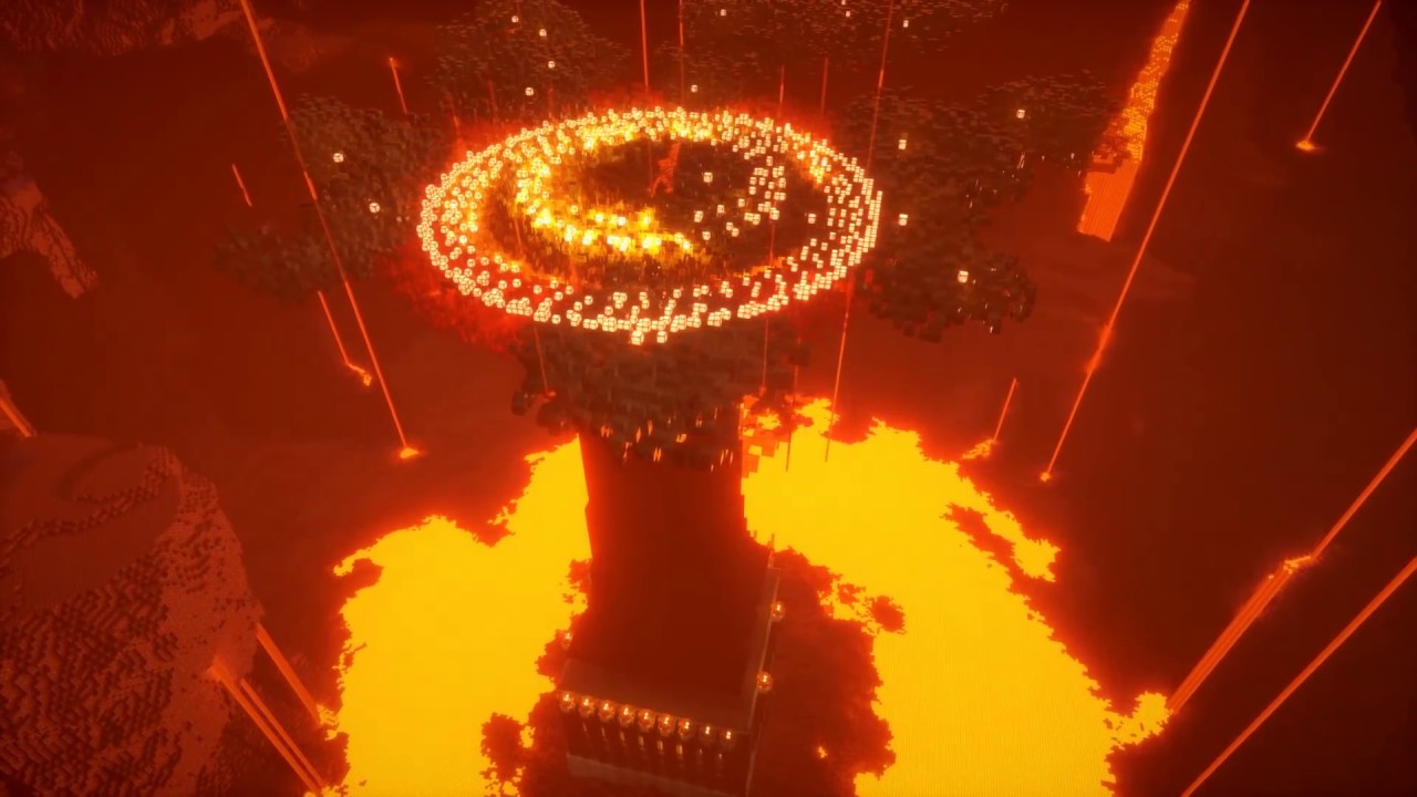 How to Build a Nether Castle! Minecraft Timelapse!