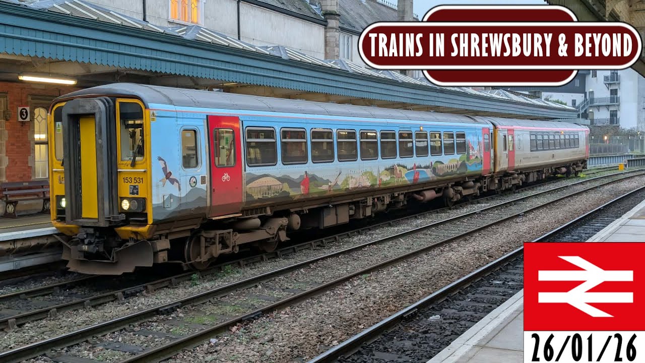 Trains In Shrewsbury 26/01/26