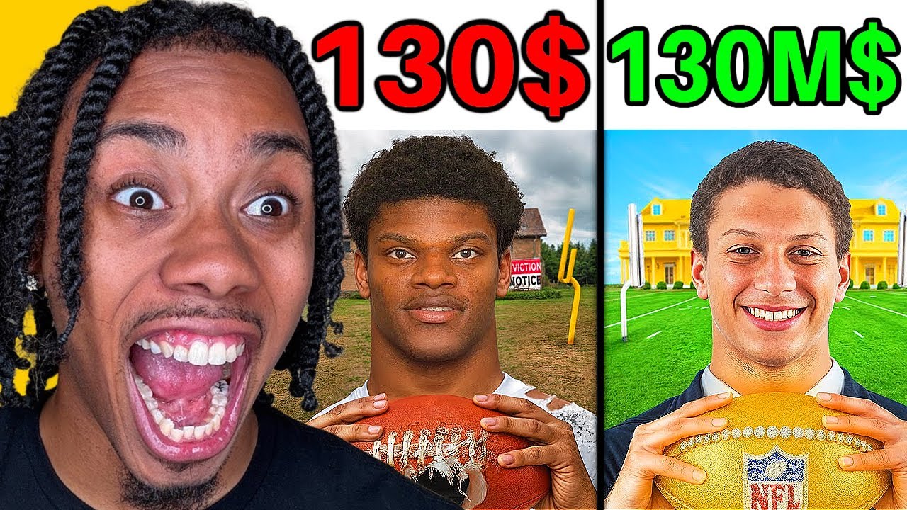 Poorest vs Richest NFL Players!!!