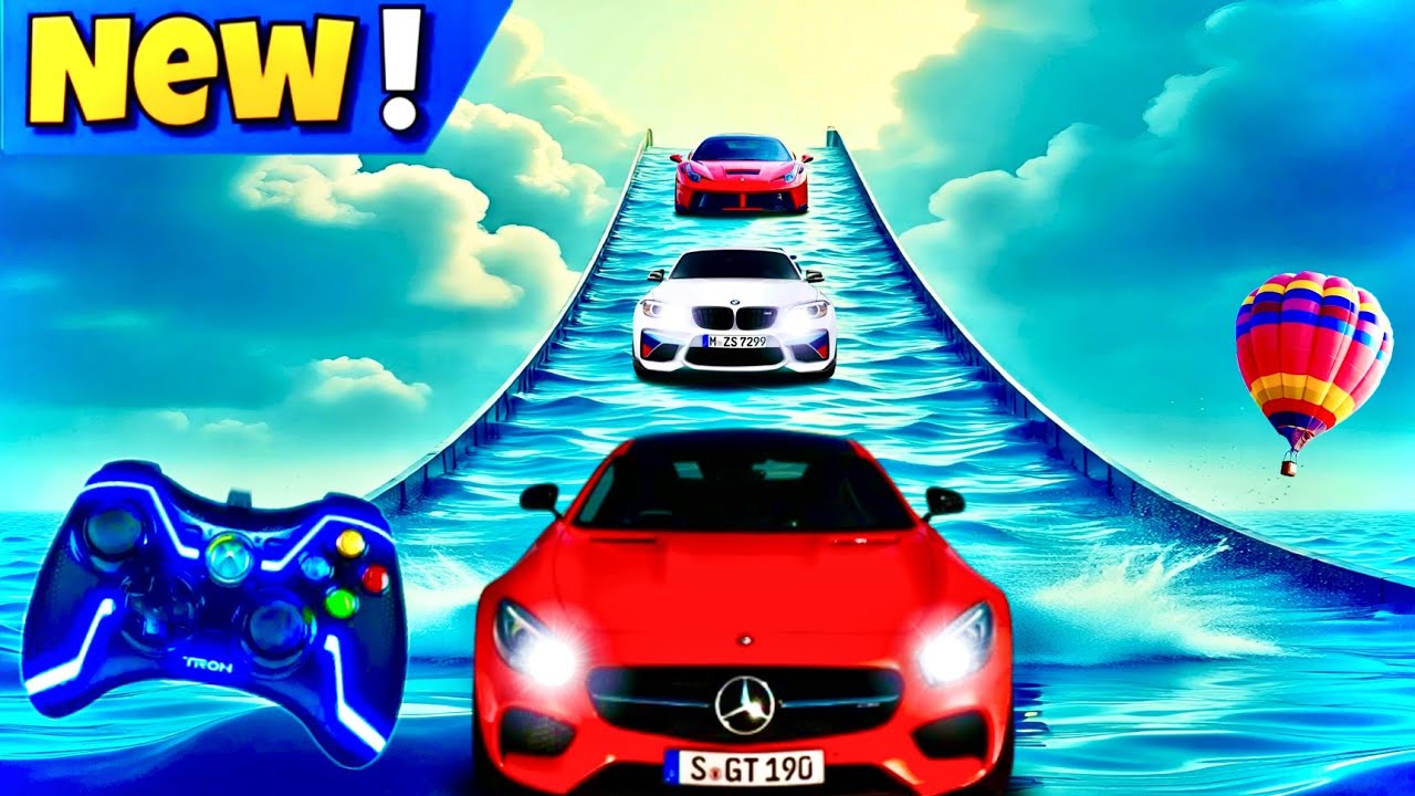 Impossible GT Car Stunt Racing | GT Car Stunt Master 3D | Mega Ramp Android gameplay | #gaming #car