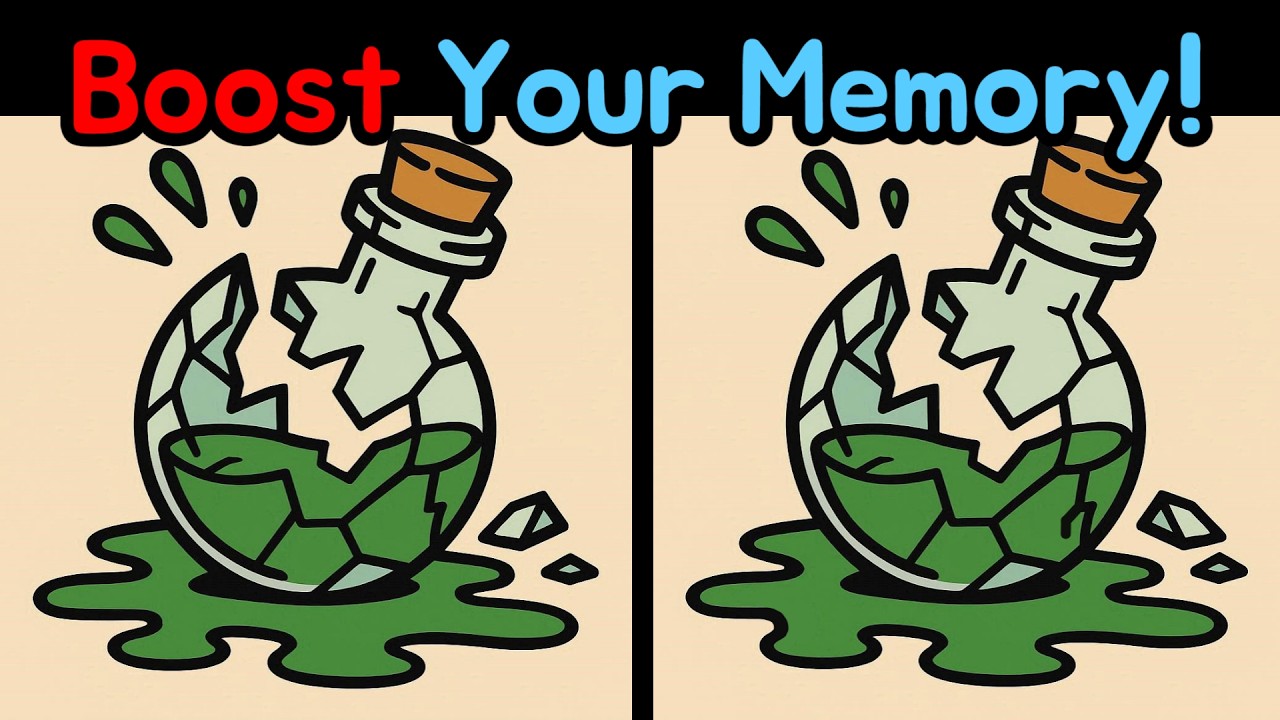 Spot The Difference: Boost Your Memory! Simple Brain Exercises! [ Find The Difference ]