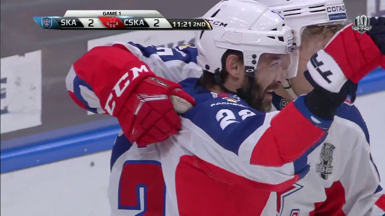 2018 Gagarin Cup, CSKA 5 SKA 4 OT (Series 1-0), 29 March 2018 Highlights