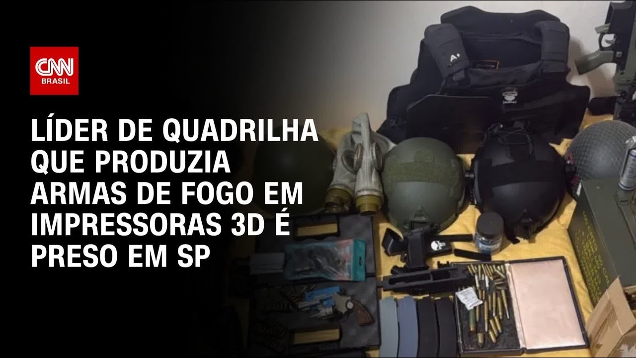 Ação contra armas feitas em impressora 3D prende líder de quadrilha | CNN 360º