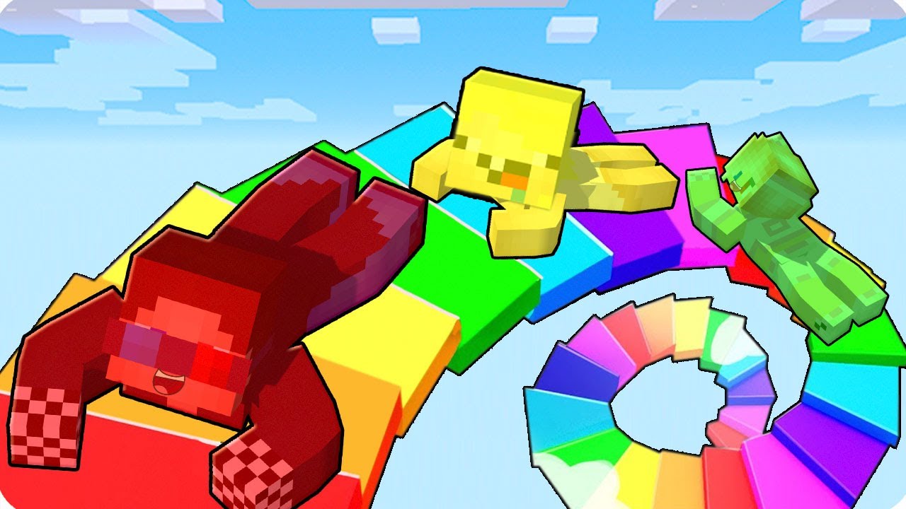 🤩КУДА ВЕДЁТ ЭТА РАДУЖНАЯ ЛЕСТНИЦА В МАЙНКРАФТ? ШЕДИ ЛЕСКА И НУБИК MINECRAFT
