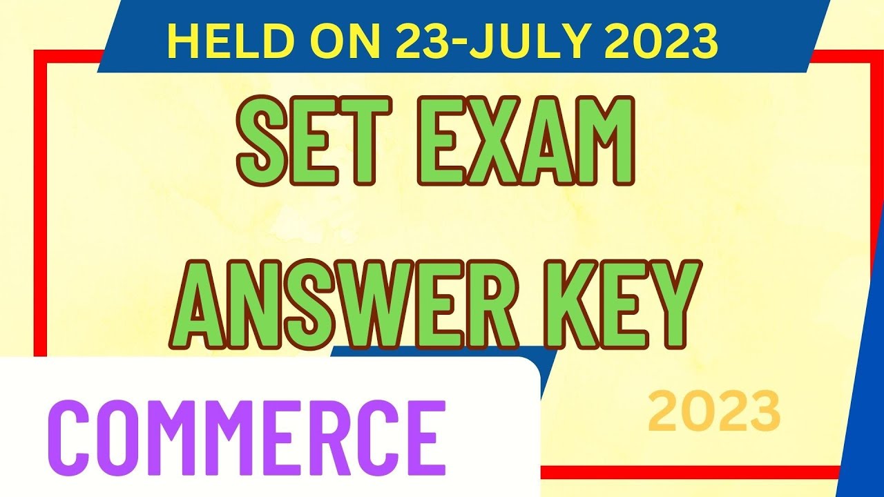 kerala set commerce answer key 2023-SET commerceANSWER KEY JULY 2023