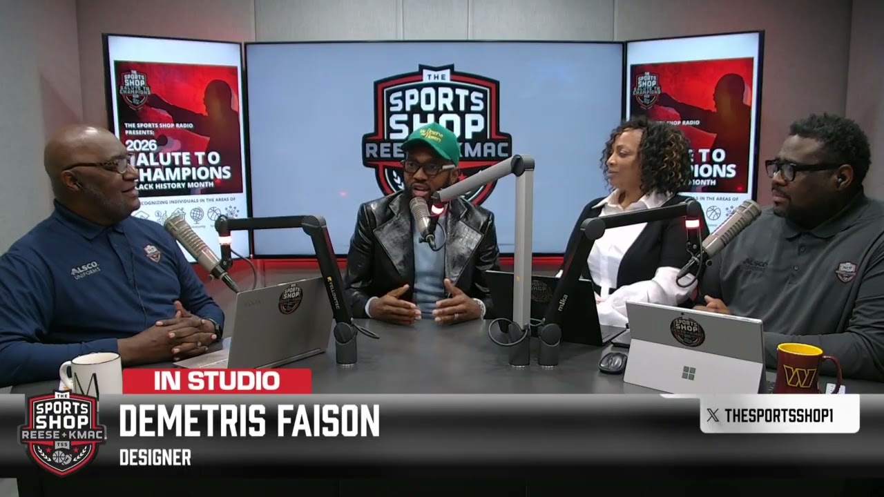 Designer Demetris Faison joins as one of the Salute To Champions 2026 Class Recipients.