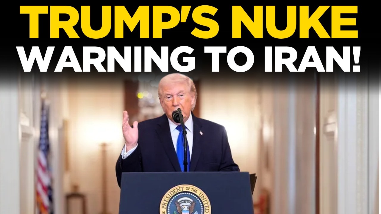 LIVE: Trump Issues Major Warning To Iran | 'Will Soon Launch Nuclear Weapons On Iran' | Trump LIVE
