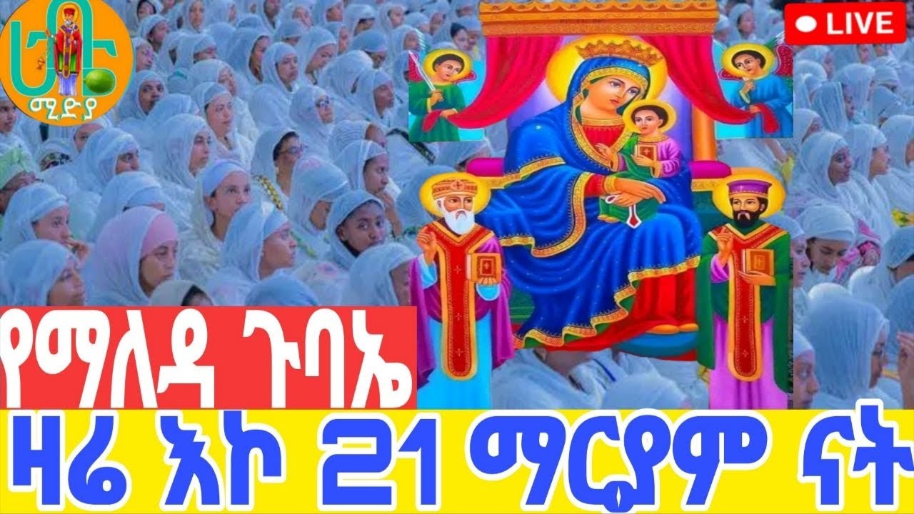 🔴Live👉የማለዳጉባኤ 👉የካቲት 21❗️ዛሬ እኮ ማርያም ናት  👉ኑ ተባረኩ ከወይብላ ማርያም ቀጥታ