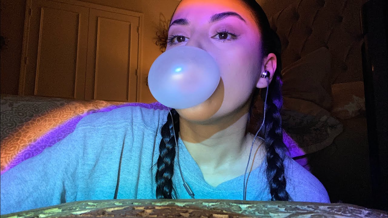 Asmr | Measuring your beautiful face ❤️ & gum chewing 🫧