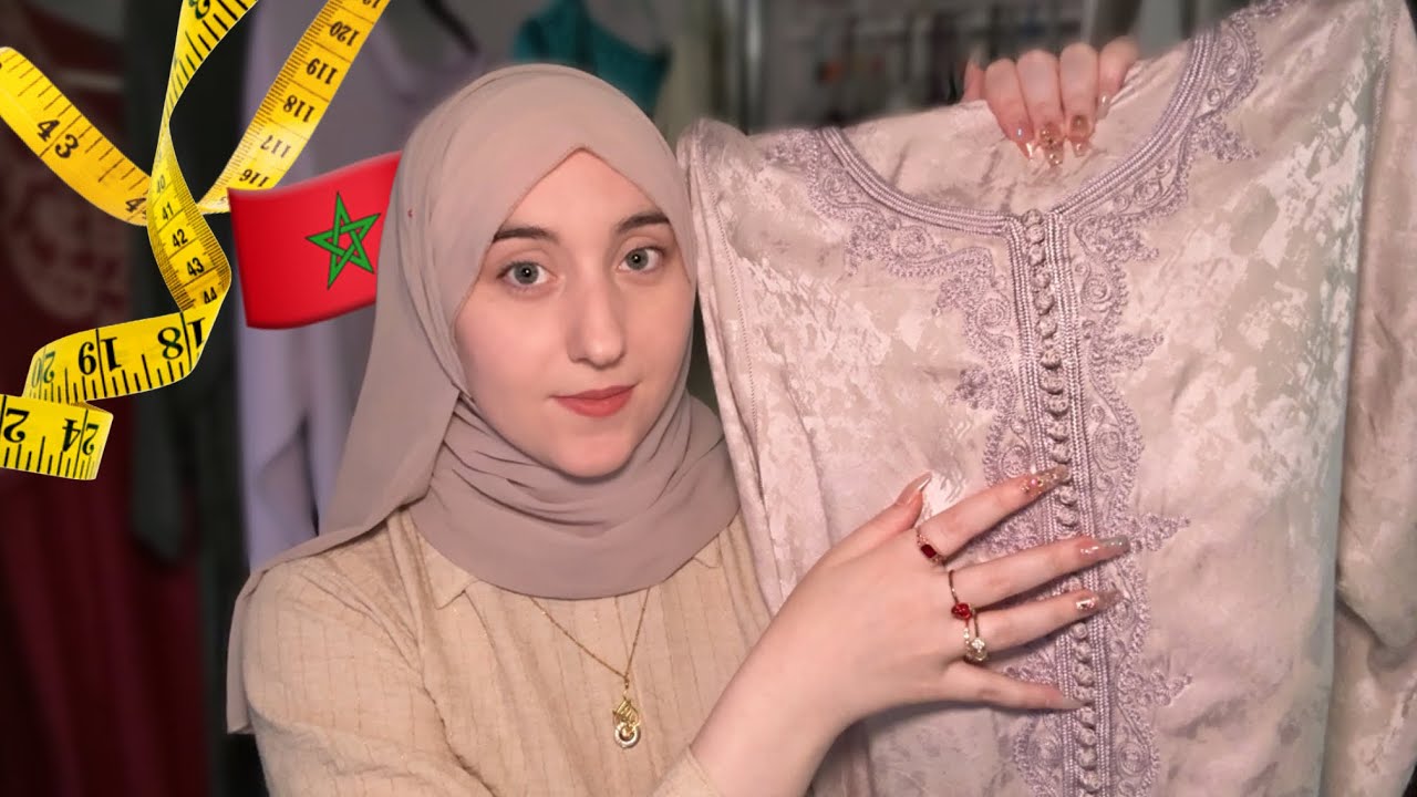 ASMR Measuring You For Moroccan Style Dresses 🇲🇦