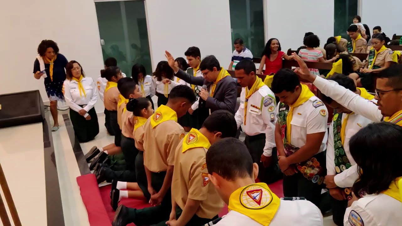 Cerimônia de admissão em lenço - IASD Murici
