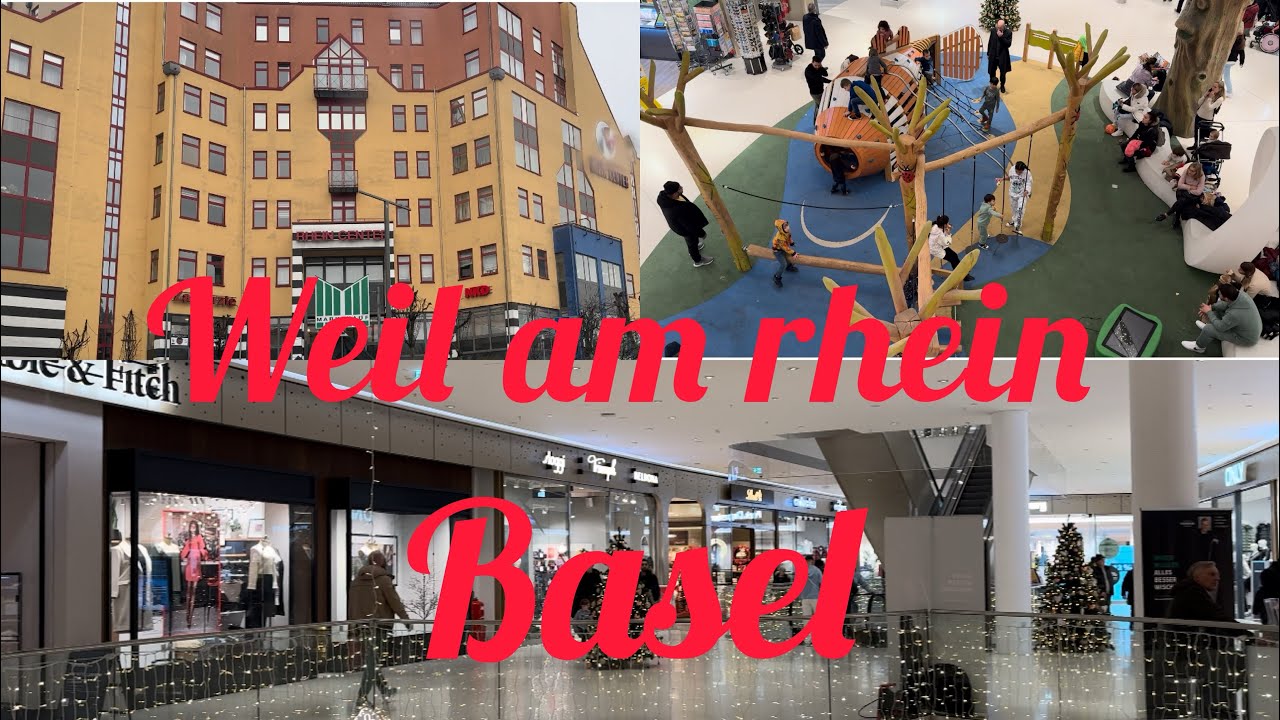 Swiss border city | Weil am Rhein | Basel Switzerland 🇨🇭|