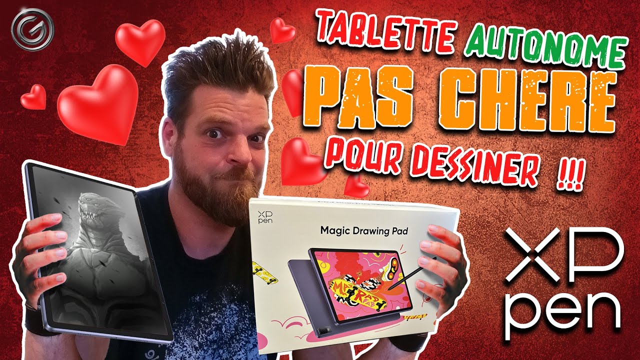 Tablette AUTONOME pas ch&egrave;re (XP-Pen) : Je teste !!