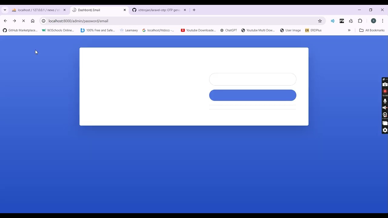 Admin Auth  Reset Password Lesson 6