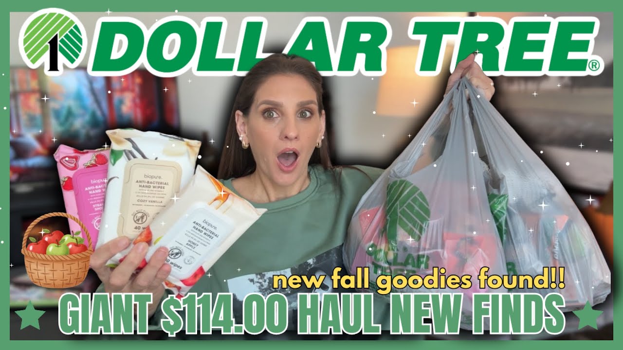 🛒 Dollar Tree Haul | 114 долларов за совершенно новые осенние вещи 🍂