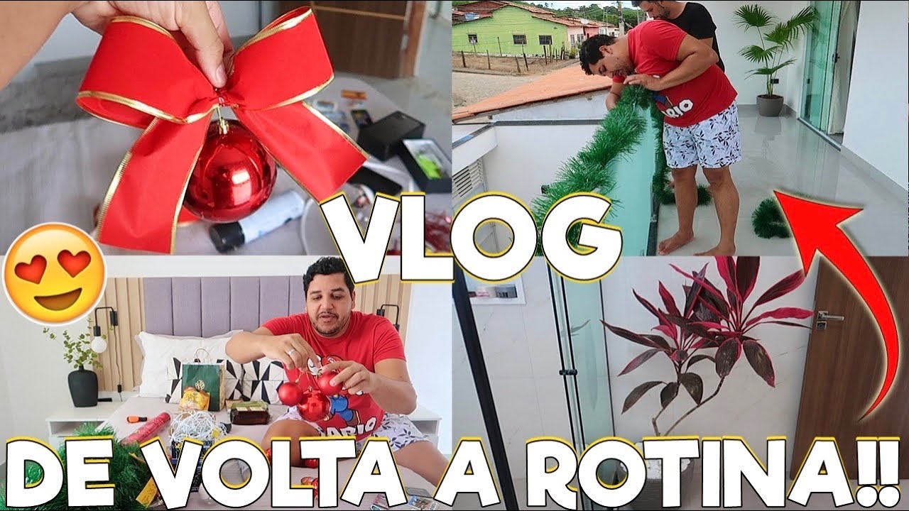 CHEGAMOS EM CASA com MUITAS NOVIDADES😍 + COMEÇOU A DECORAÇÃO de TODA A CASA, PARA O NATAL🎄