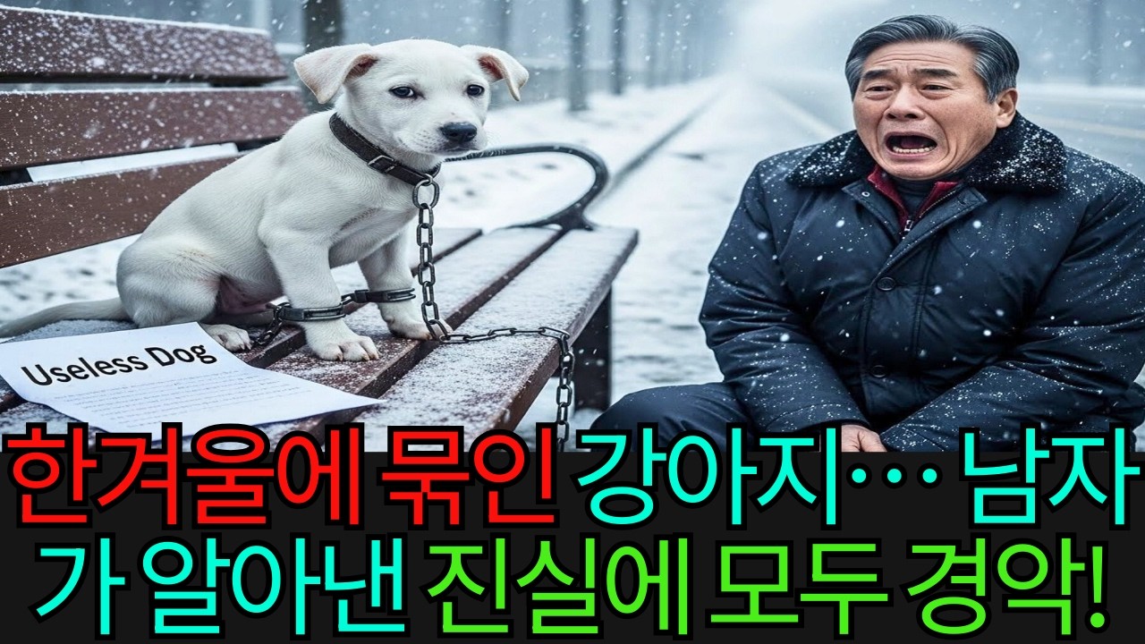 한겨울에 묶인 하얀 강아지… 남자가 알아낸 진실에 모두가 경악했다!