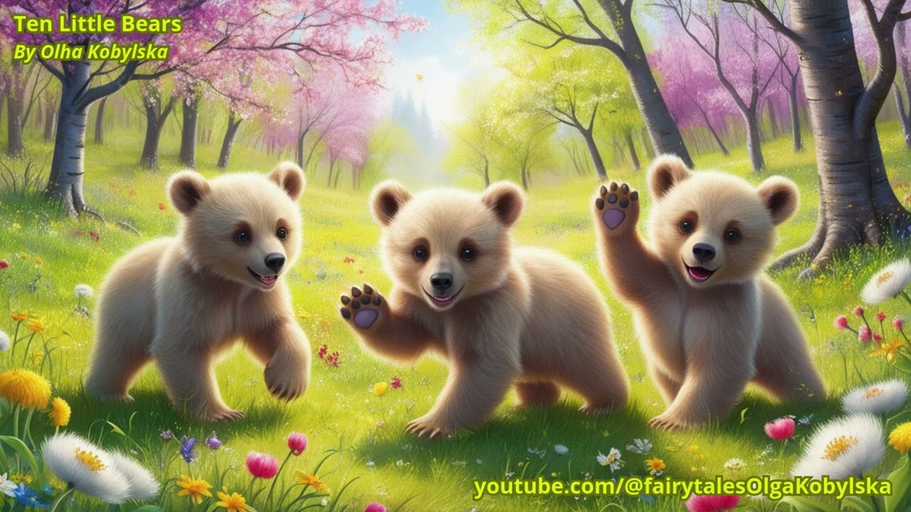 Ten Little Bears #LittleBears #Bears #fairytale #forkids #talesforchildren #audiofairytales