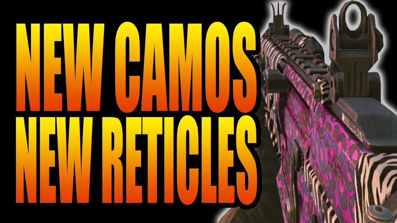 Black Ops 2 New Camo & Reticle Gameplay: Zombies, Benjamins, Party Rock (BO2 Personalization Packs)