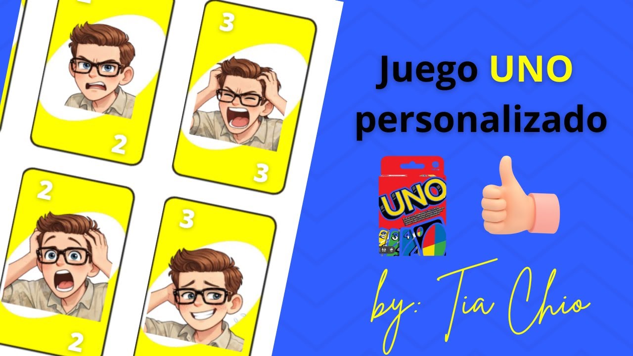 🎨🃏 Crea tu propio Juego de UNO Personalizado | Paso a Paso Fácil y Creativo