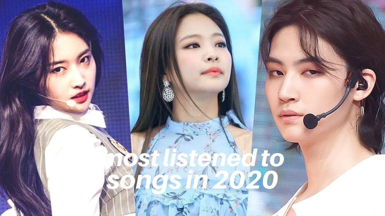My most listened to kpop songs in 2020