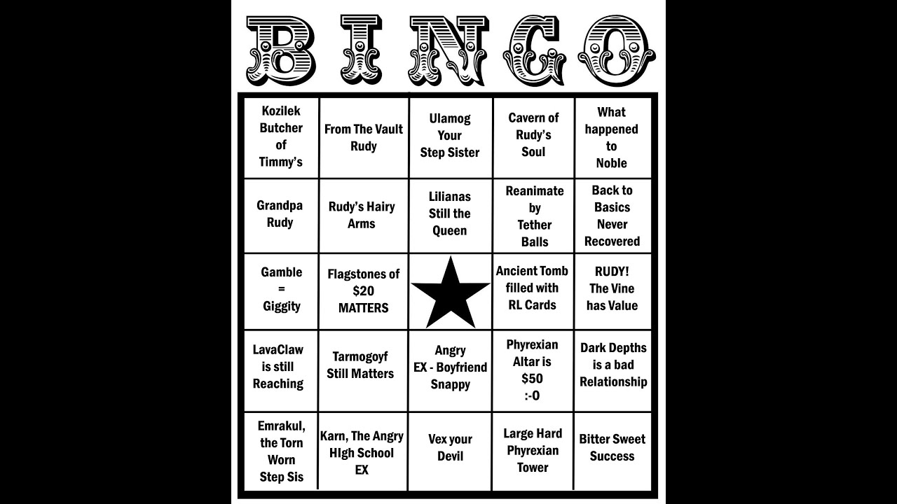 2021 -  BINGO - ULTIMATE MASTERS