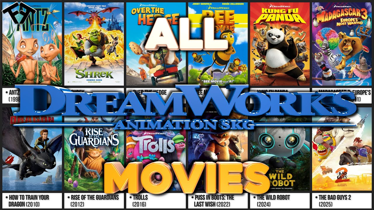 All DreamWorks Animation Movies (1998-2026)