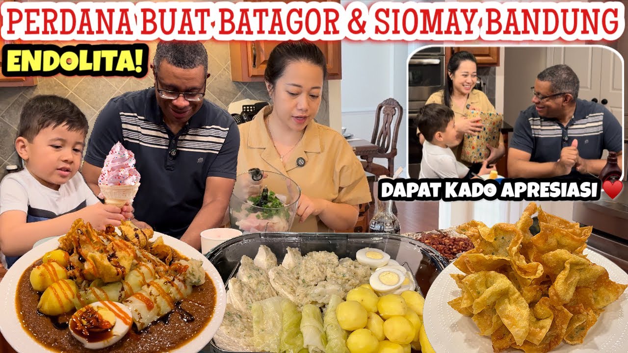 RINDU JAJANAN SEKOLAH DULU| SIOMAY DAN BATAGOR BANDUNG PERDANA UNTUK SUAMI DAN ANAK