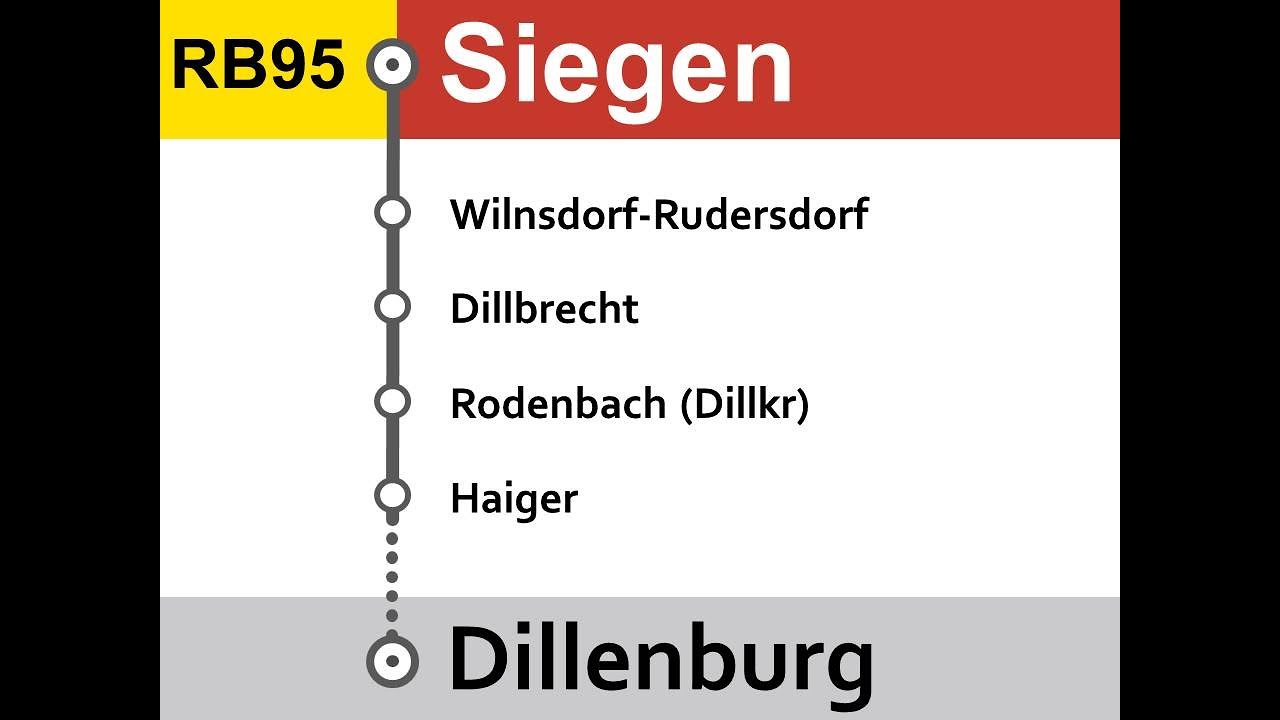 [HLB] Ansagen RB95 Siegen - Dillenburg