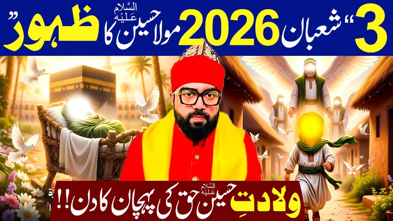 3 Shaban 2026 | Jashan-e-Zahoor Mola Hussain (A.S) | मौला हुसैन की अज़मत || Allama Shabbir Ali Warsi