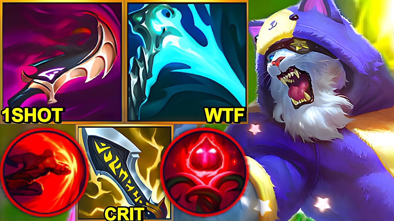 Wild Rift China Rengar - 24KILL FULL DAMAGE ONE SHOT RENGAR Build Runes - Zombie Ward Broken OP