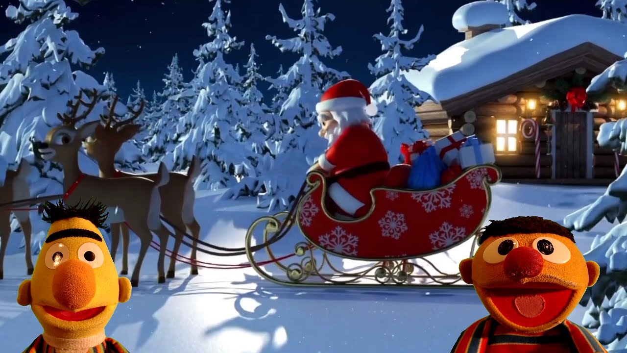Bert and Ernie - Driving Home For Christmas by Chris Rea