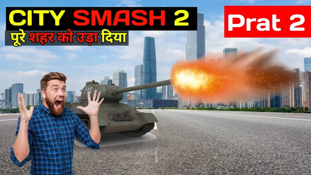 Destroting The CityWith Super Attacks - New Adventures Gaming Video #2