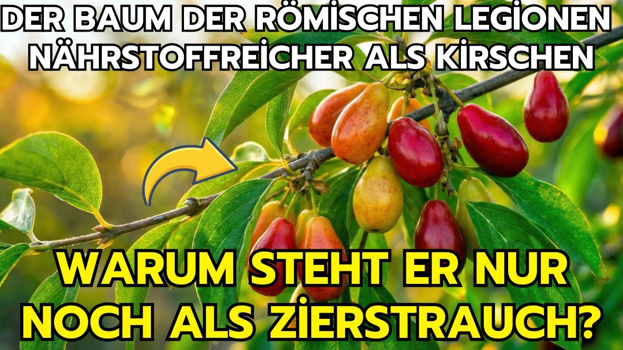 Der Baum Der Römischen Legionen. Vergessenes Superfood. Warum Steht Er Nur Noch Als Zierstrauch?