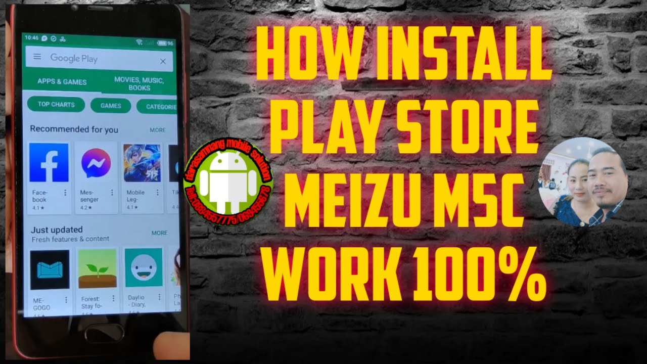 how to install play store meizu m5c work 100%