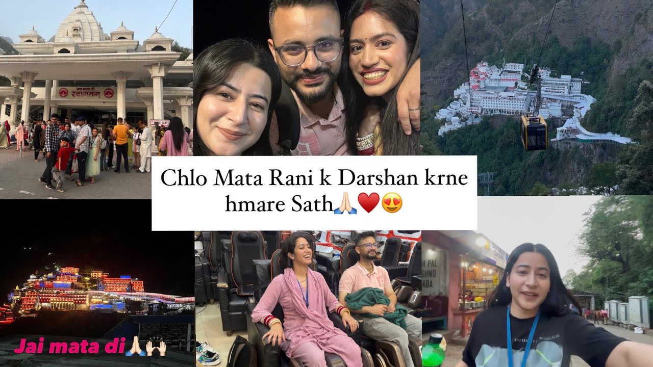 Vaishno Devi Yatra with didi jiju🙏🏻😍||knuriya Sharma|| #dailyvlog #vaishnodevi #katra #jaimatadi