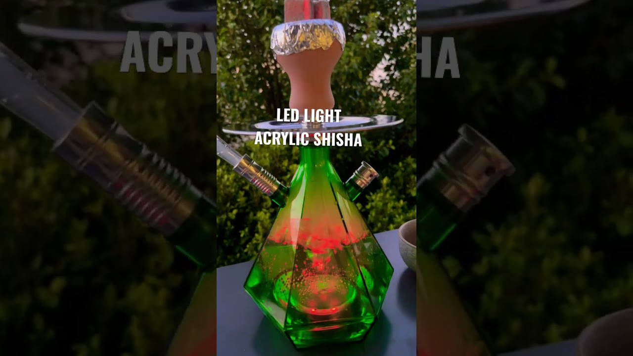 Unleash the Beauty of Acrylic Shisha with Led Light - A Popular Choice!#hookah #shisha #australia