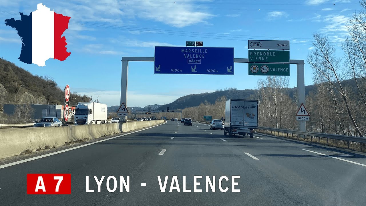 France (F): A7 Lyon - Valence