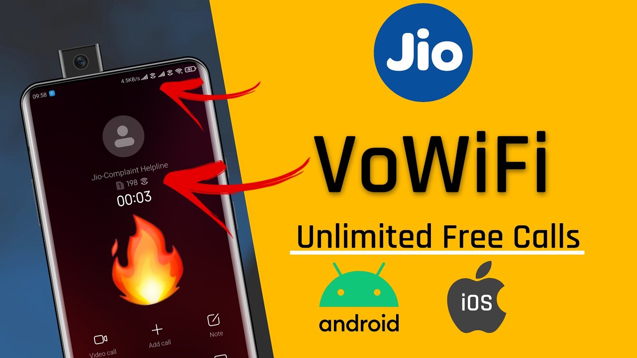 How to Use Jio VoWiFi (WiFi Calling) | WiFi Calling on Jio Network without charges | Unlimited Calls