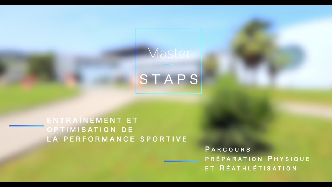 Master STAPS Entraînement et Optimisation de la performance Sportive (EOPS)