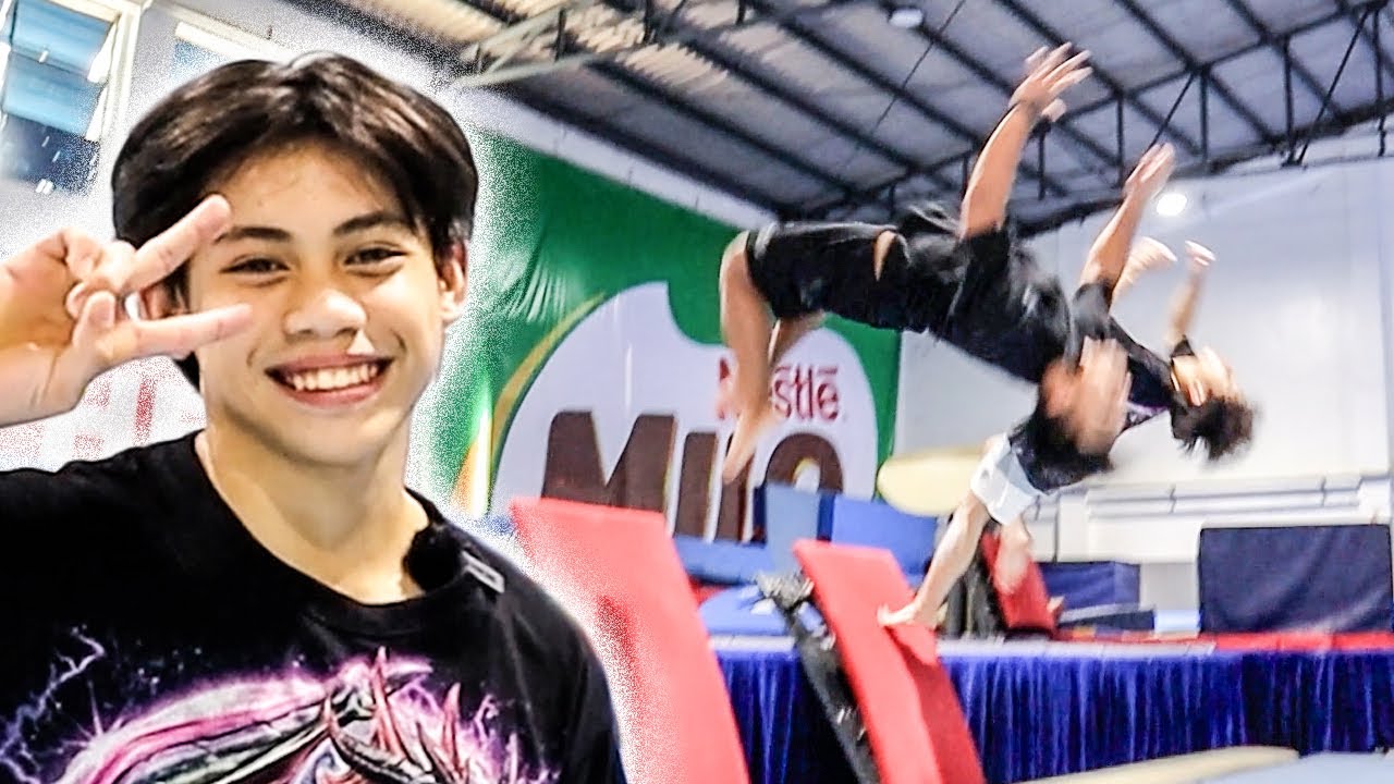 Eldrew Yulo Sumubok ng Parkour for the First-Time!