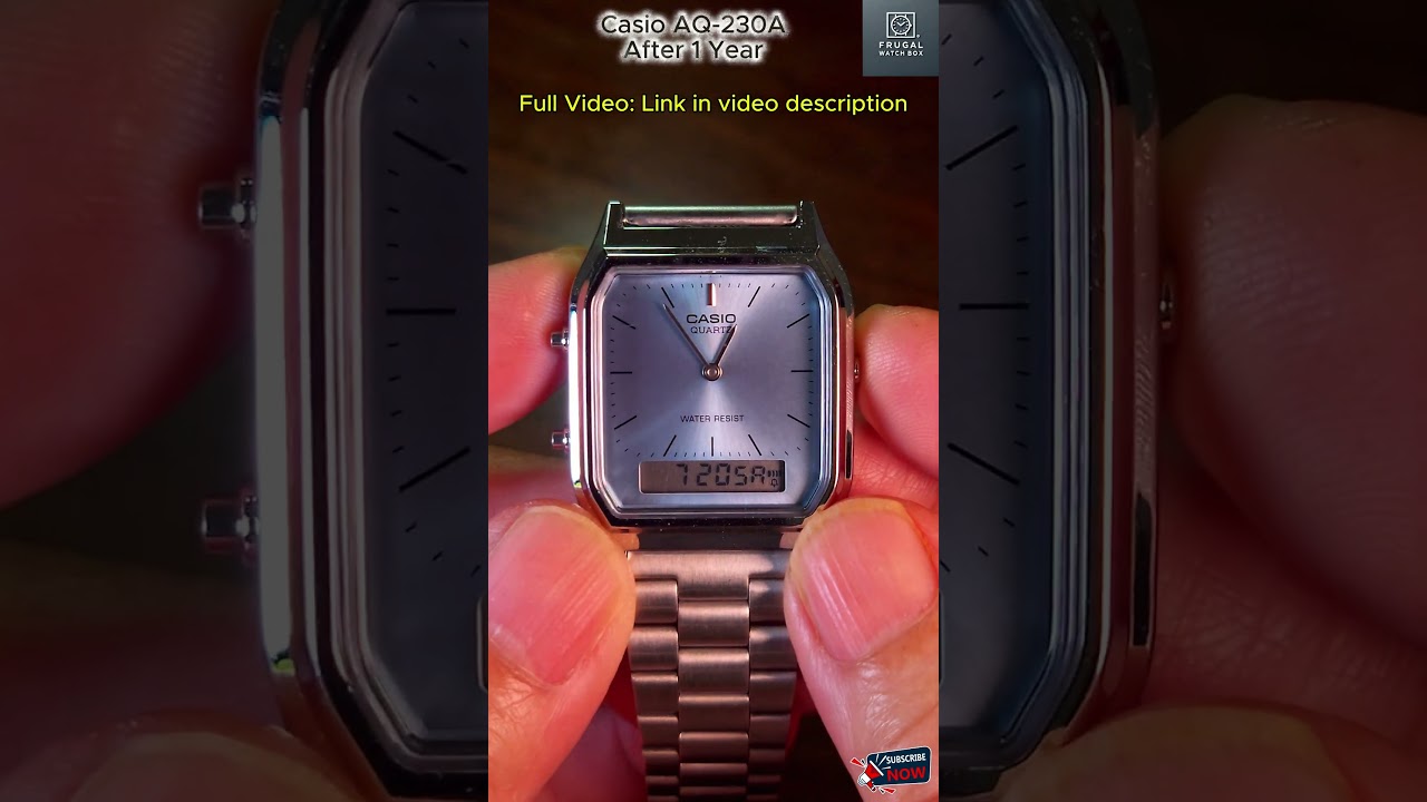 Casio AQ-230A &ndash; Vintage Style, Big Value Under $50! #shorts