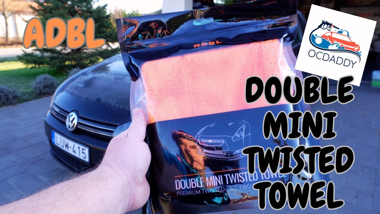 A small size drying towel that works: ADBL Double Mini Twisted Towel test
