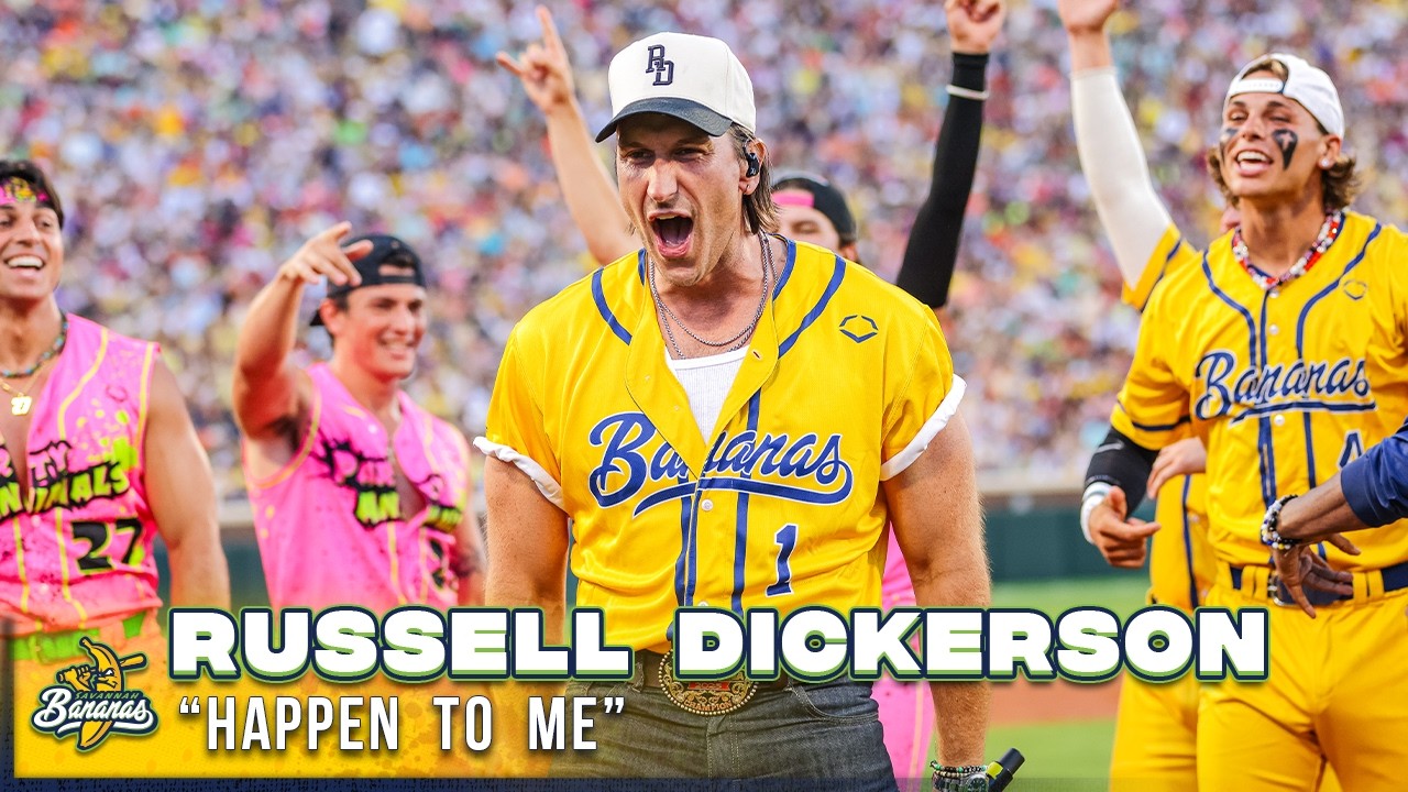 Рассел Дикерсон «Happen To Me» вживую в Клемсоне | The Savannah Bananas