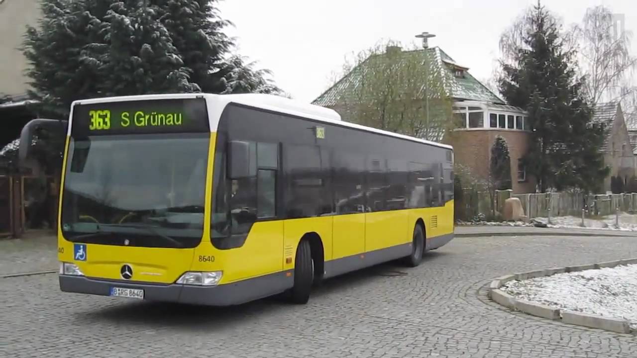 Neue BVG Bus-Linie 363 in Berlin