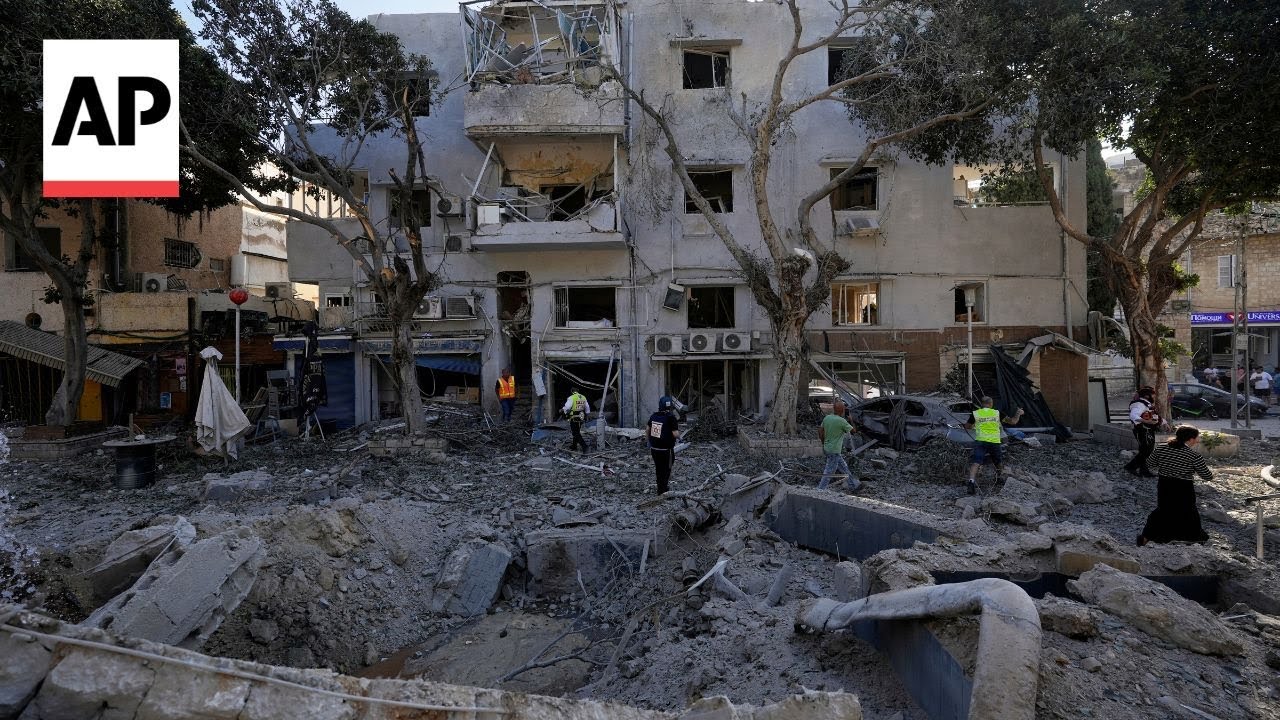 Damage in Israel after Iran missile strike