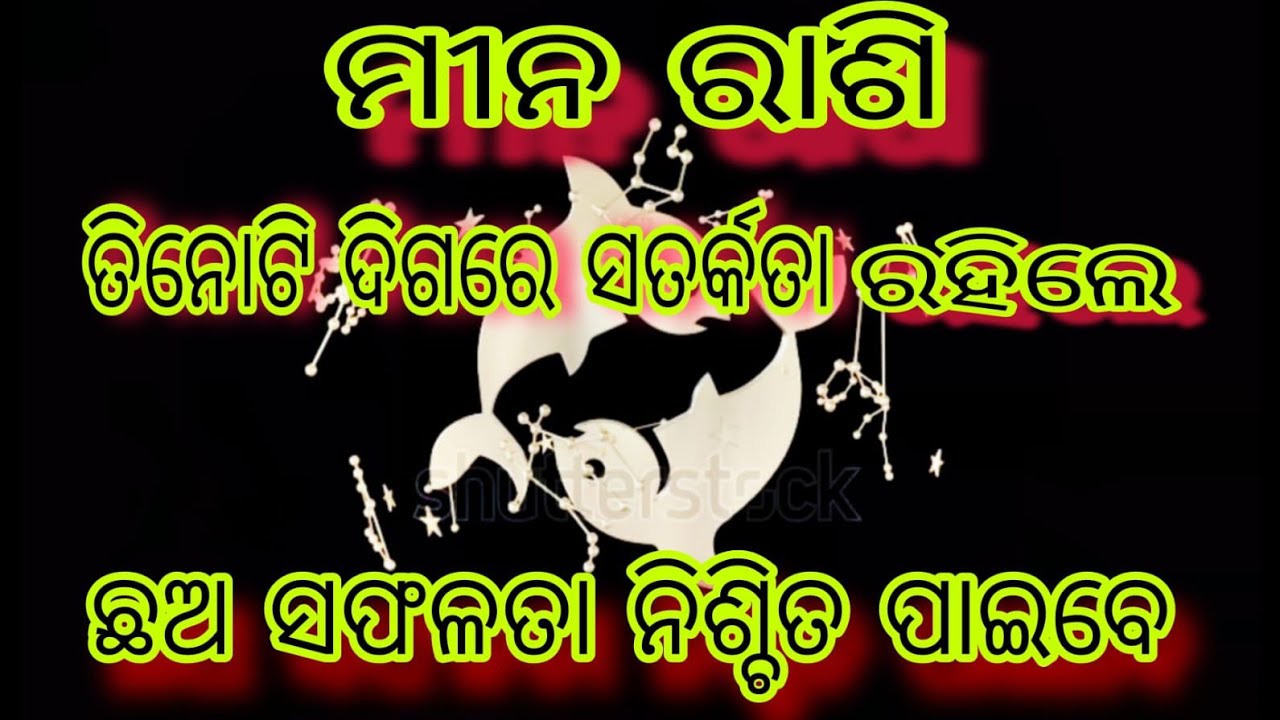 ମୀନ ରାଶି ଛଅ ସଫଳତା ତିନି ସତର୍କତା🙏pisces predictions for 2026.