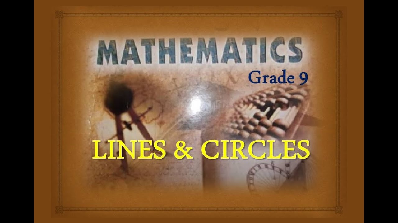 #grade9 #mathematics #lines #circles Lines & Circles (explanation)